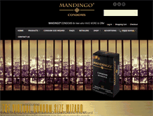 Tablet Screenshot of mandingocondoms.com